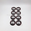 Hot Sales Private Label Printing Adhesive Paper Customized Round Logo Design Sticker